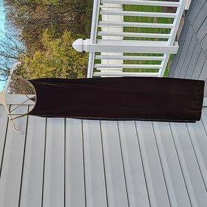 Ann Taylor Chestnut Brown Strappy Gown